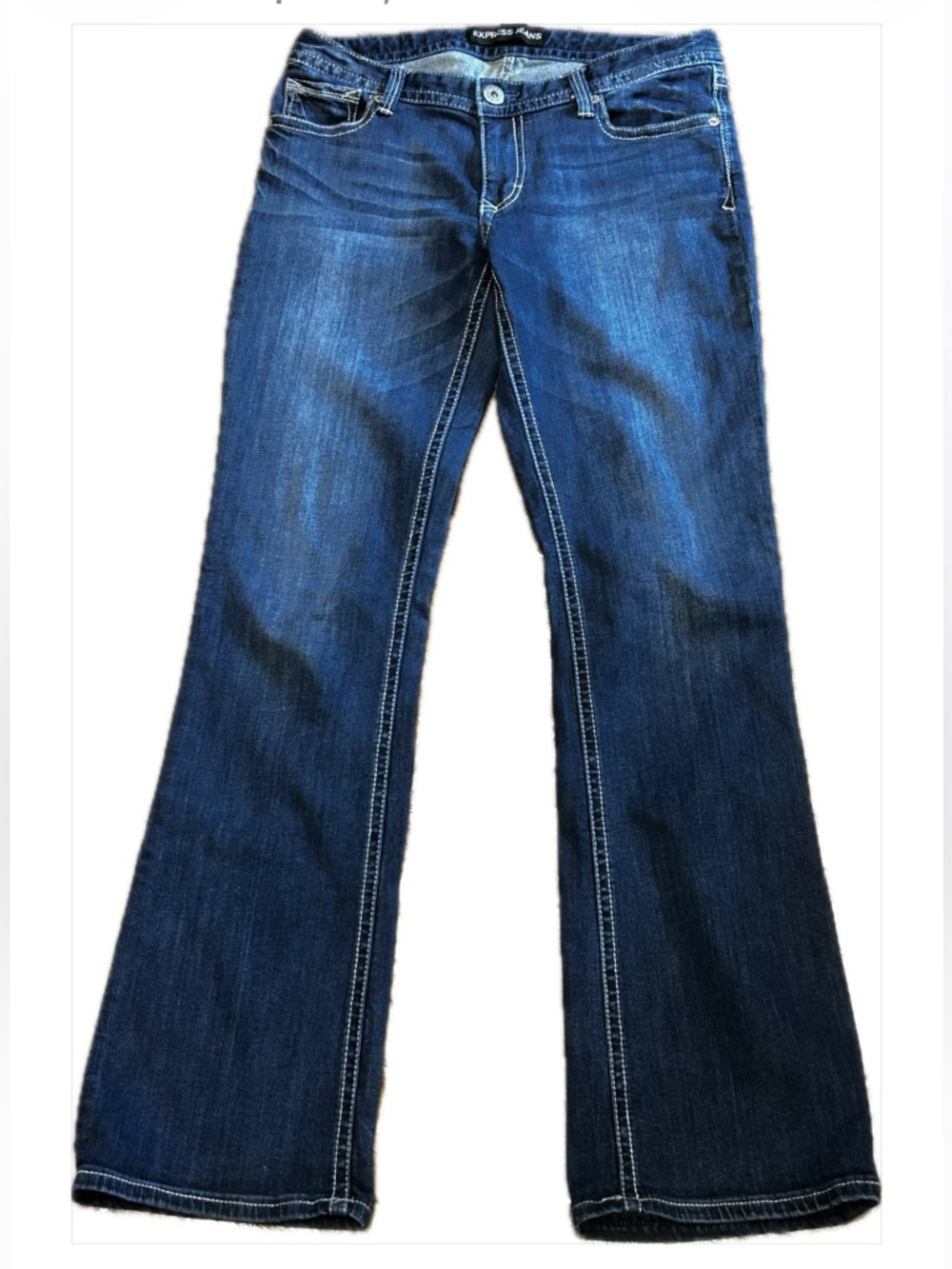 Express Women's Stella Bootcut Jeans, Size 10L - Picture 3 of 6